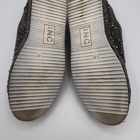 INC Black Rhinestone Tennis Shoes - Picture 3 of 3